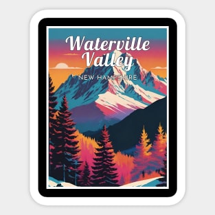 Waterville Valley ski New Hampshire usa Sticker